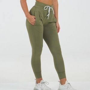 NVGTN Olive Green Joggers - M